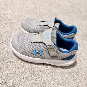 Under Armour Kids' Sneakers in Gray and Blue